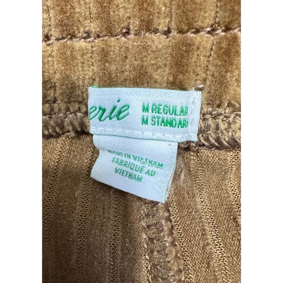 AERIE High Rise Velvety Ribbed Bell Bottom Flare Pants Lounge Pants Size M - Picture 4 of 4